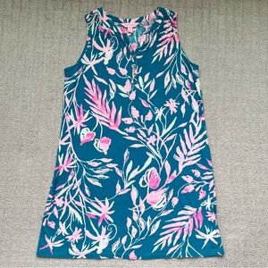 Girls Lilly Pulitzer Tidal Wave It’s Prime Time Essie Pull On Dress XL 14/16